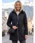 Softshell-Mantel für Damen KIXMI MALAYA SCHWARZ