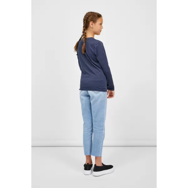  Girl's T -Shirt mit langen Ärmeln SAM 73 AGNES GT 555 BLAU 