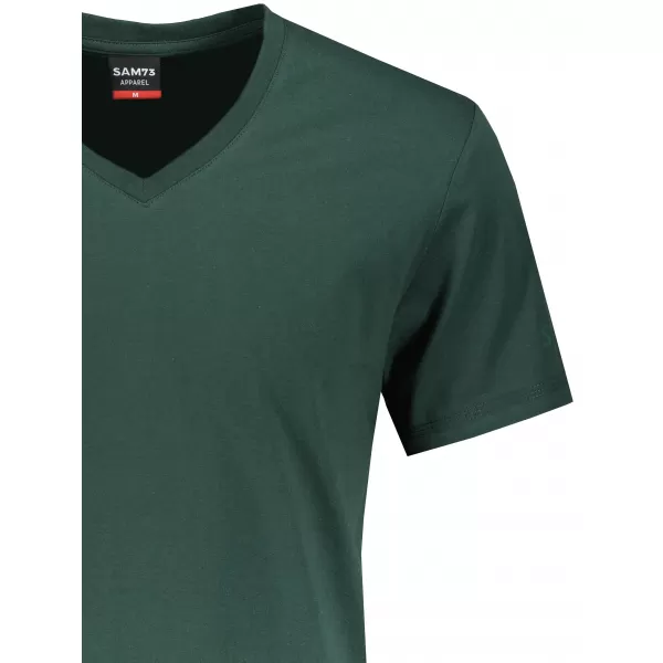  Herren t -Shirt mit kurzen Ärmeln SAM 73 JAY MT 807 ARMEE 