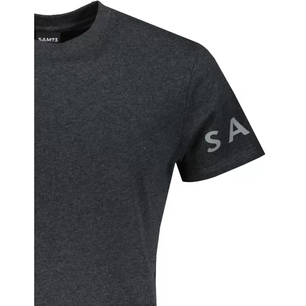  Herren t -Shirt mit kurzen Ärmeln SAM 73 MATTHEW MT 779 SCHWARZ 