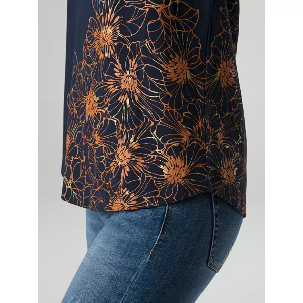  Damen-T-Shirt LOAP ABANA BLAU 