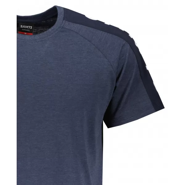  Herren t -Shirt mit kurzen Ärmeln SAM 73 BONO MT 782 BLAU 
