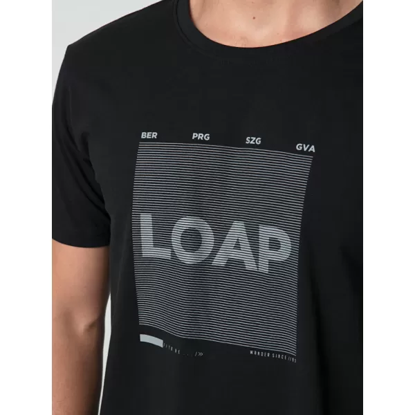  Herren-T-Shirt LOAP BERTO SCHWARZ 