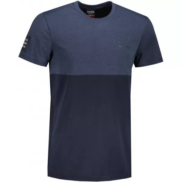  Herren t -Shirt mit kurzen Ärmeln SAM 73 KILLIAN MT 781 BLAU 