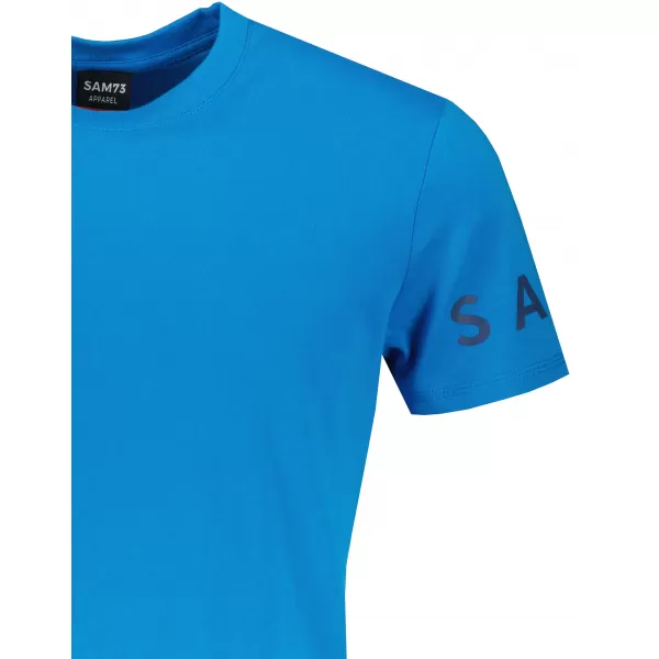  Herren t -Shirt mit kurzen Ärmeln SAM 73 MATTHEW MT 779 HELLBLAU 