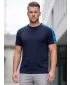 Herren t -Shirt mit kurzen Ärmeln SAM 73 BONO MT 782 DUNKELBLAU