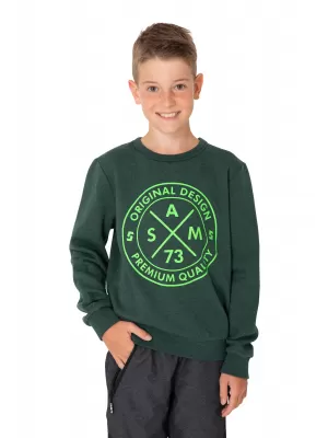 Junge Sweatshirt SAM 73 BRANDON BM 526 NEON
