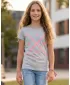Girl's T -Shirt mit kurzen Ärmeln SAM 73 CAROLINE GT 554 HELLGRAU