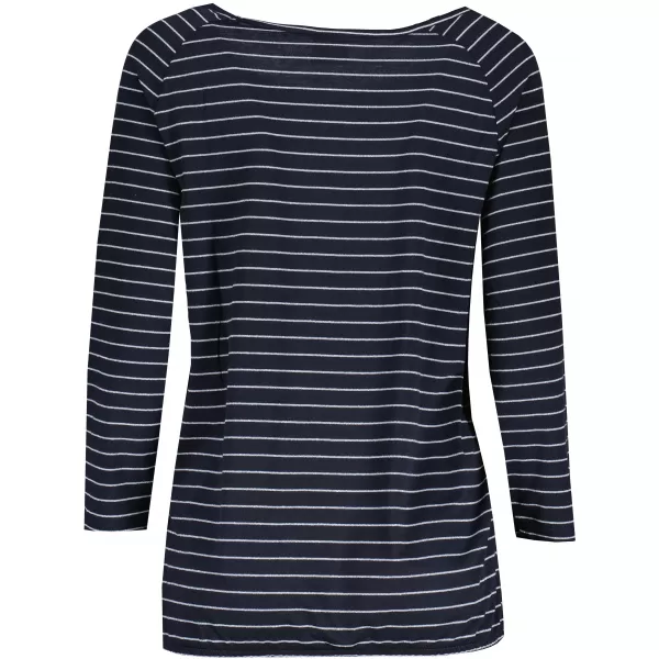  Frauen t -Shirt mit langen Ärmeln SAM 73 PAULA WT 836 DUNKELBLAU 
