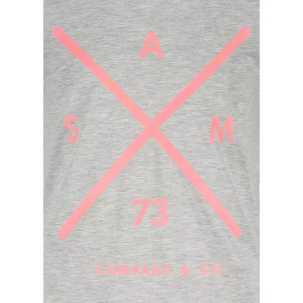  Girl's T -Shirt mit kurzen Ärmeln SAM 73 CAROLINE GT 554 HELLGRAU 