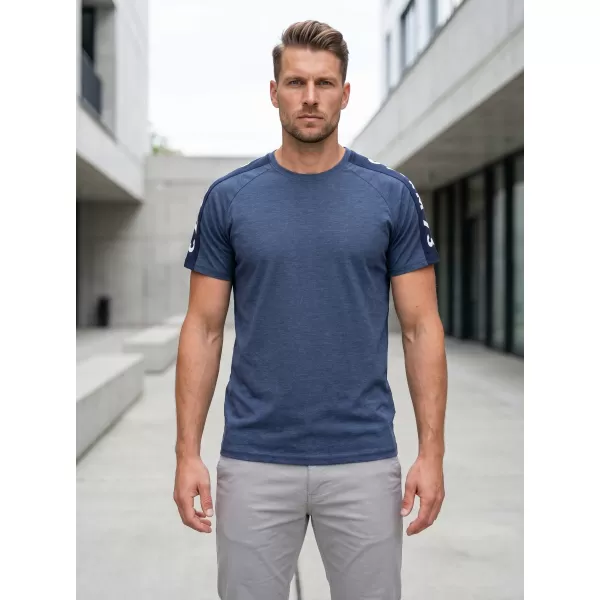  Herren t -Shirt mit kurzen Ärmeln SAM 73 BONO MT 782 BLAU 