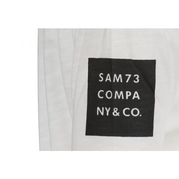  Frauen t -Shirt mit langen Ärmeln SAM 73 VIRGINIA WT 832 WEIß 