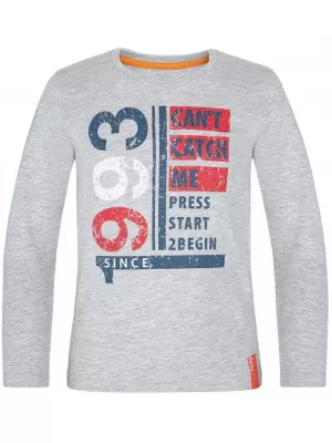 T-Shirt für Jungen LOAP BILT GRAU