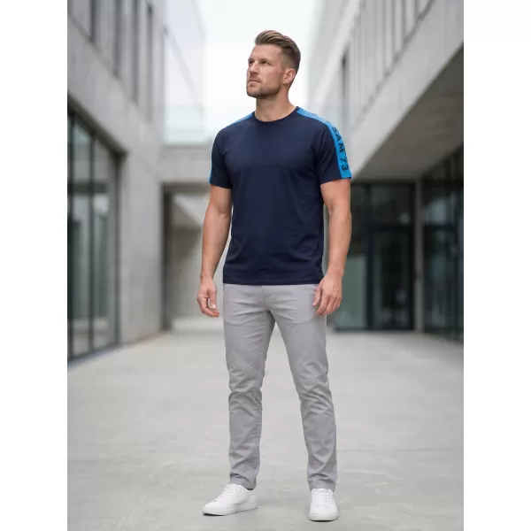  Herren t -Shirt mit kurzen Ärmeln SAM 73 BONO MT 782 DUNKELBLAU 