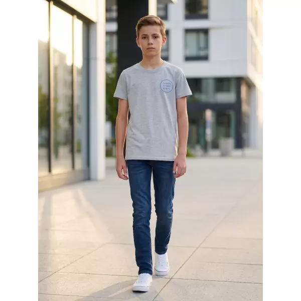  Boy T -Shirt mit kurzen Ärmeln SAM 73 BLAIR BT 551 HELLGRAU 