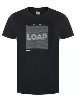Herren-T-Shirt LOAP BERTO SCHWARZ