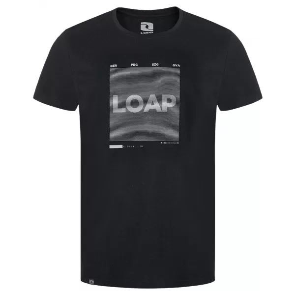  Herren-T-Shirt LOAP BERTO SCHWARZ 