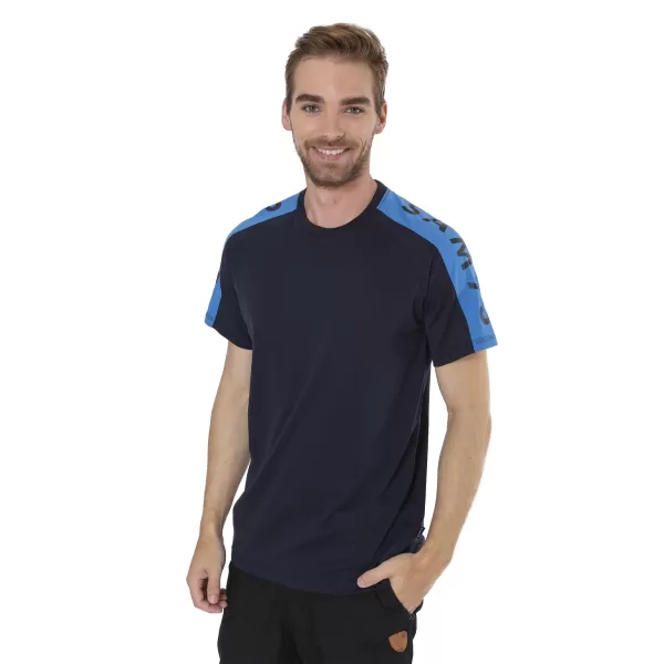 Herren t -Shirt mit kurzen Ärmeln SAM 73 BONO MT 782 DUNKELBLAU 