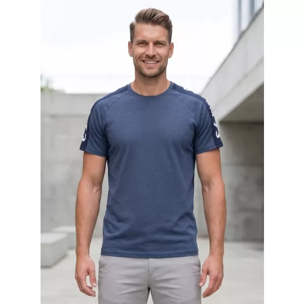  Herren t -Shirt mit kurzen Ärmeln SAM 73 BONO MT 782 BLAU 
