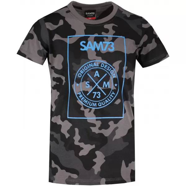  Boy T -Shirt mit kurzen Ärmeln SAM 73 TOBY BT 549 SCHWARZ 