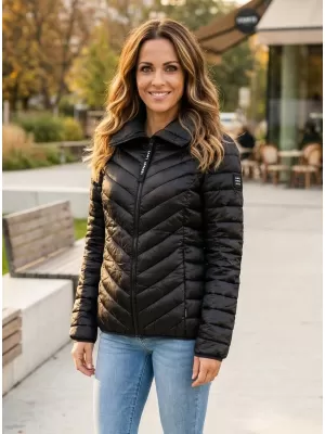 Damenjacke SAM 73 ISABELLA WB 815 SCHWARZ - GRAPHIT