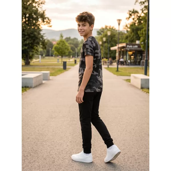  Boy T -Shirt mit kurzen Ärmeln SAM 73 TOBY BT 549 SCHWARZ 