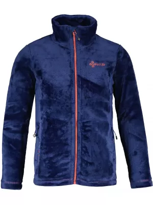 Fleece-Sweatshirt für Mädchen KILPI ERIN-JG QJ0422KI DUNKELBLAU