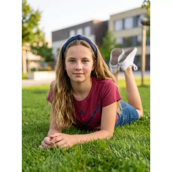  Girl's T -Shirt mit kurzen Ärmeln SAM 73 CAROLINE GT 554 DUNKELROSA 