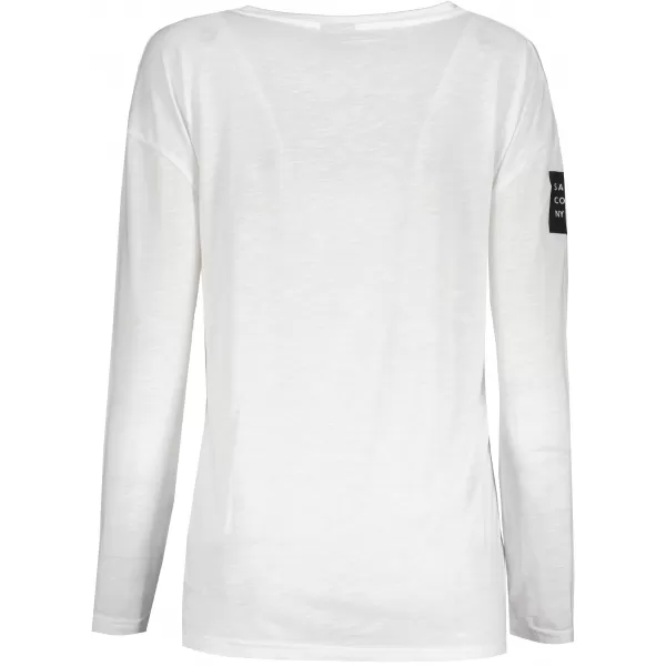  Frauen t -Shirt mit langen Ärmeln SAM 73 VIRGINIA WT 832 WEIß 
