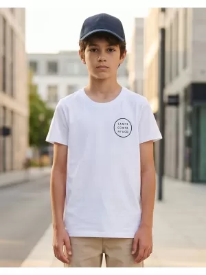 Boy T -Shirt mit kurzen Ärmeln SAM 73 BLAIR BT 551 WEIß