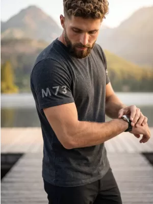 Herren t -Shirt mit kurzen Ärmeln SAM 73 MATTHEW MT 779 SCHWARZ
