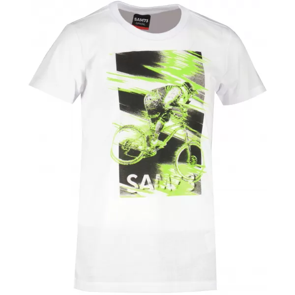  Boy T -Shirt mit kurzen Ärmeln SAM 73 LEO BT 550 WEIß 