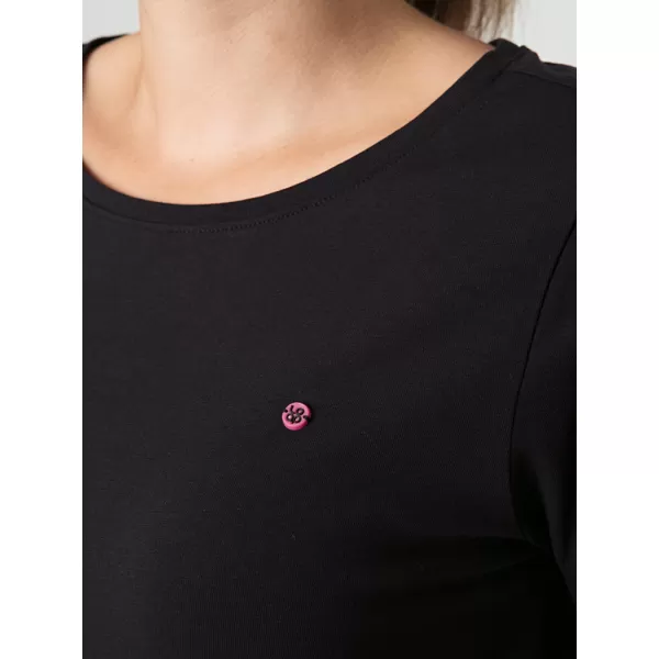  Damen-T-Shirt LOAP ABANA SCHWARZ 