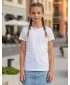 Girl's T -Shirt mit kurzen Ärmeln SAM 73 LEONI GT 553 WEIß
