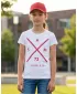 Girl's T -Shirt mit kurzen Ärmeln SAM 73 CAROLINE GT 554 WEIß