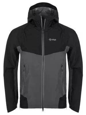 Herren-Hardshelljacke KILPI HURRICANE-M QM0109KI DUNKELGRAU