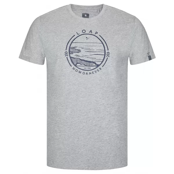  Herren-T-Shirt LOAP BOWIE GRAUE HIGHLIGHTS 