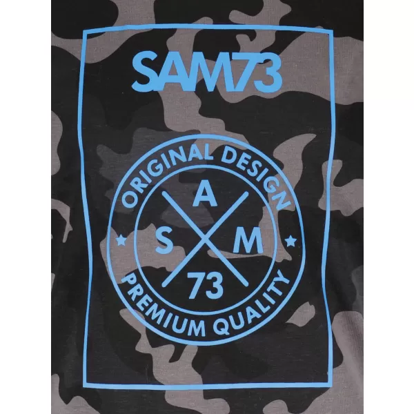  Boy T -Shirt mit kurzen Ärmeln SAM 73 TOBY BT 549 SCHWARZ 