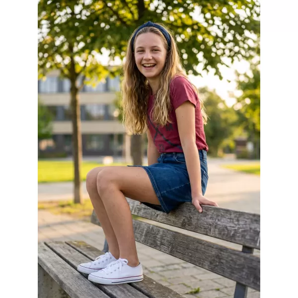  Girl's T -Shirt mit kurzen Ärmeln SAM 73 CAROLINE GT 554 DUNKELROSA 