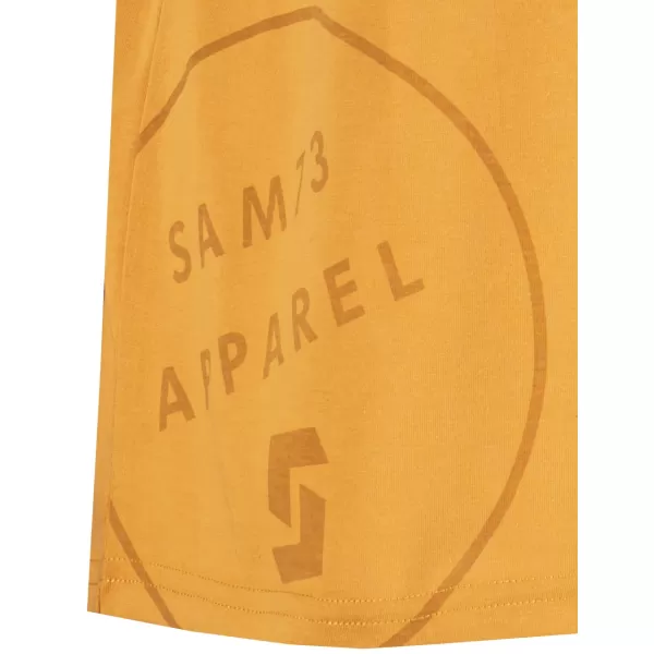  Frauen t -Shirt mit kurzen Ärmeln SAM 73 LEAH WT 828 DUNKLER OCKER 