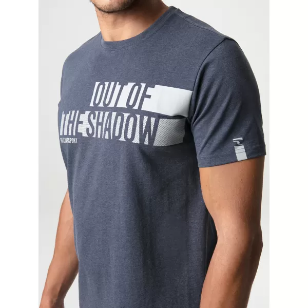  Herren-T-Shirt LOAP BOBBY BLAUE HIGHLIGHTS 
