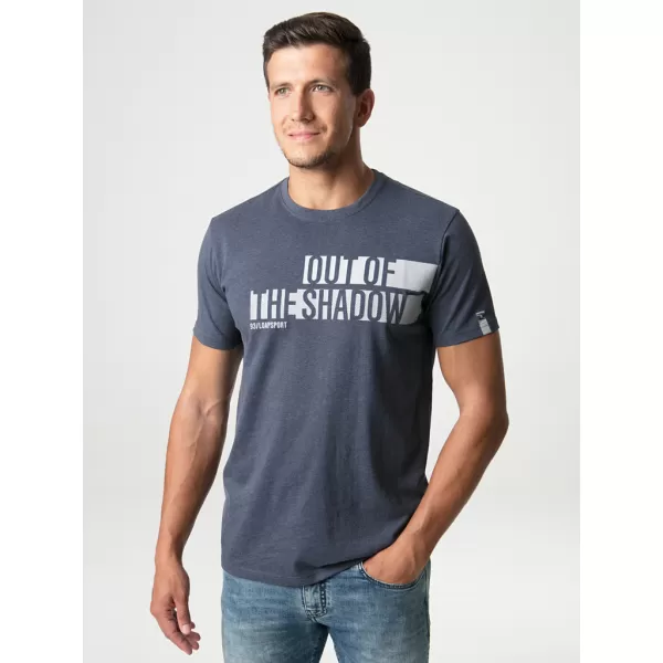  Herren-T-Shirt LOAP BOBBY BLAUE HIGHLIGHTS 