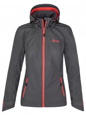 Softshelljacke für Damen KILPI RAVIA-W PL0035KI GRAU