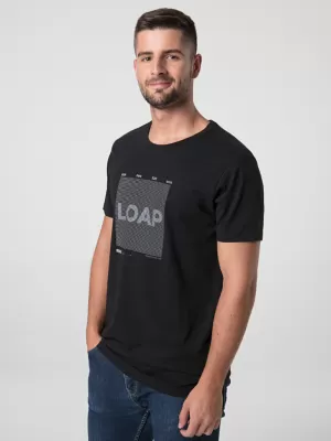 Herren-T-Shirt LOAP BERTO SCHWARZ