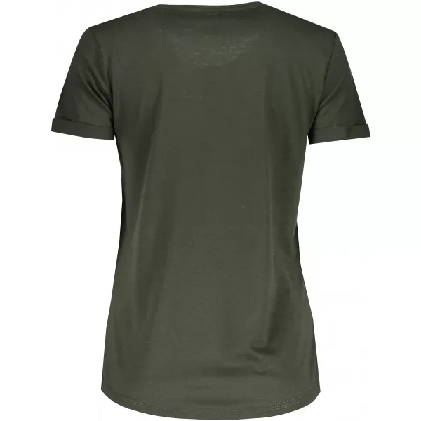  Frauen t -Shirt mit kurzen Ärmeln SAM 73 LANE WT 834 ARMEE 