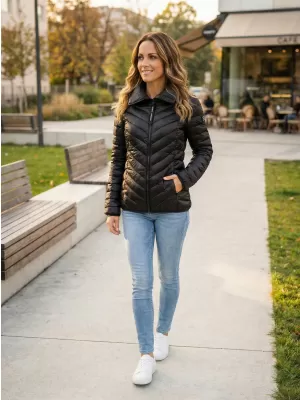 Damenjacke SAM 73 ISABELLA WB 815 SCHWARZ - GRAPHIT