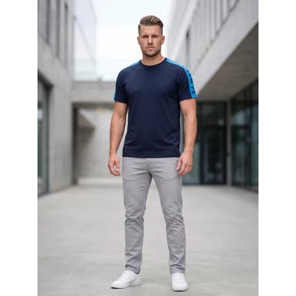  Herren t -Shirt mit kurzen Ärmeln SAM 73 BONO MT 782 DUNKELBLAU 