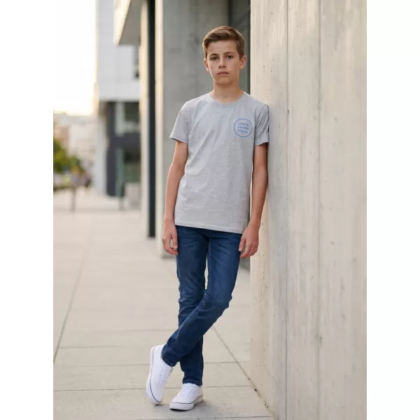  Boy T -Shirt mit kurzen Ärmeln SAM 73 BLAIR BT 551 HELLGRAU 