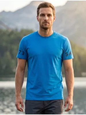 Herren t -Shirt mit kurzen Ärmeln SAM 73 MATTHEW MT 779 HELLBLAU