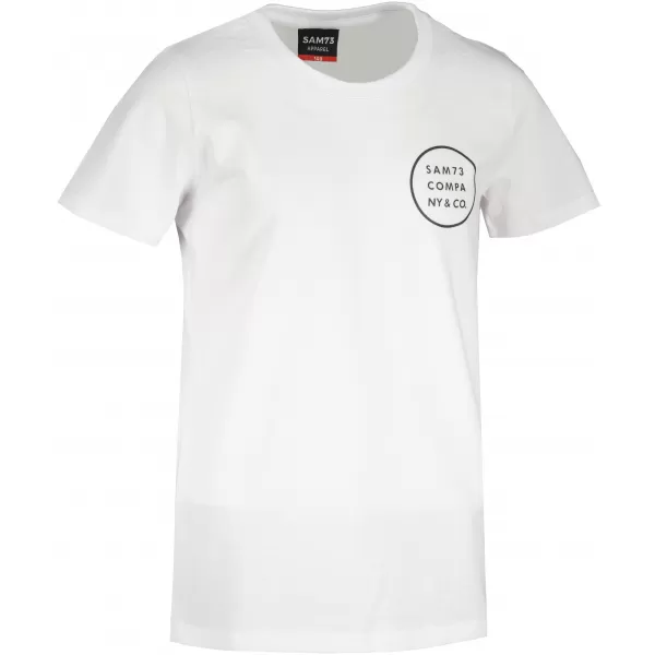  Boy T -Shirt mit kurzen Ärmeln SAM 73 BLAIR BT 551 WEIß 